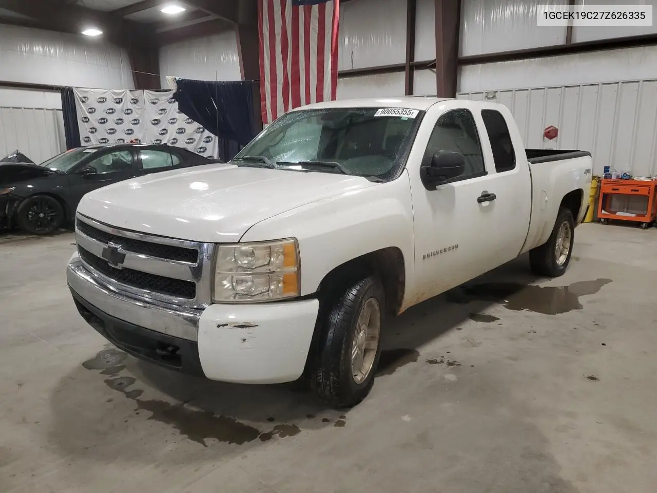 1GCEK19C27Z626335 2007 Chevrolet Silverado K1500