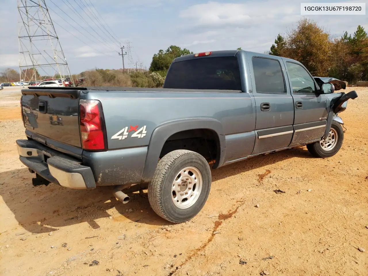 1GCGK13U67F198720 2007 Chevrolet Silverado K1500 Classic Hd