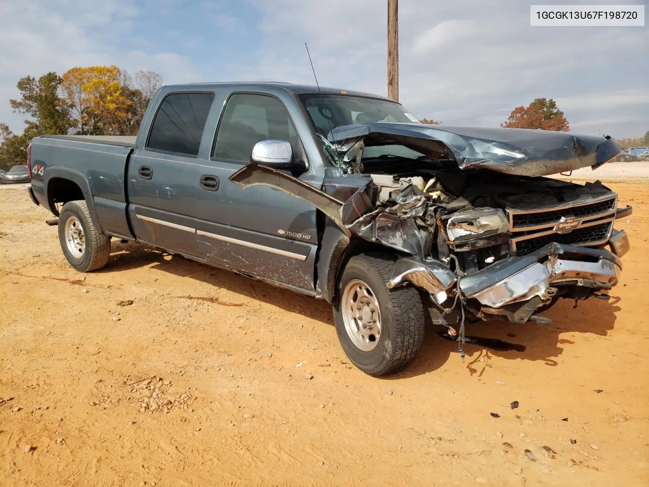 1GCGK13U67F198720 2007 Chevrolet Silverado K1500 Classic Hd