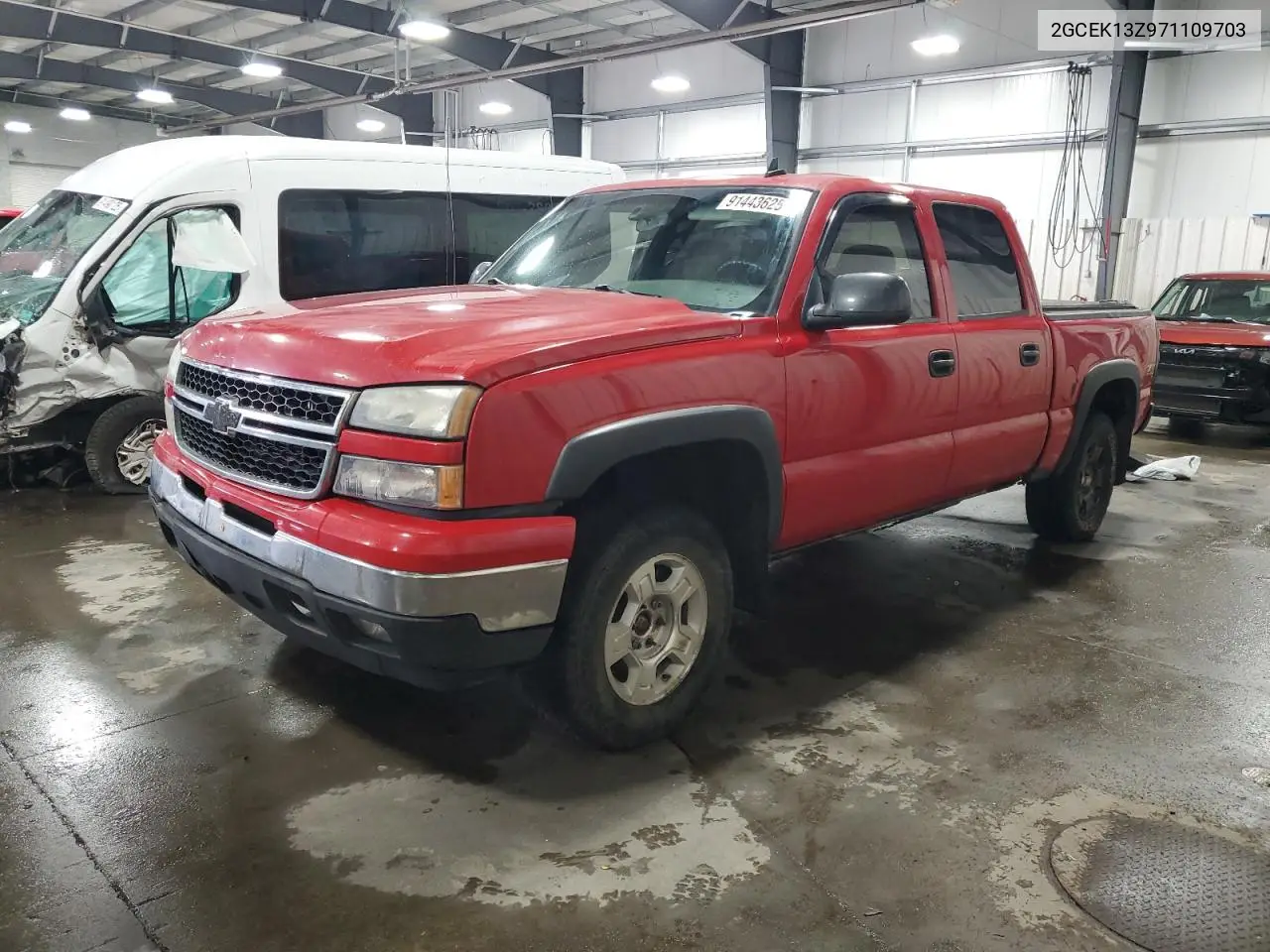 2GCEK13Z971109703 2007 Chevrolet Silverado K1500 Classic Crew Cab