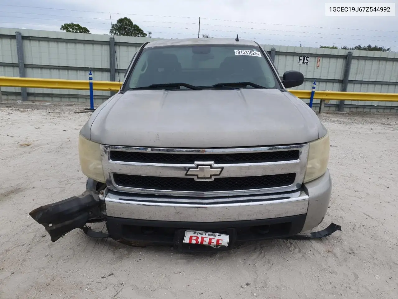 1GCEC19J67Z544992 2007 Chevrolet Silverado C1500