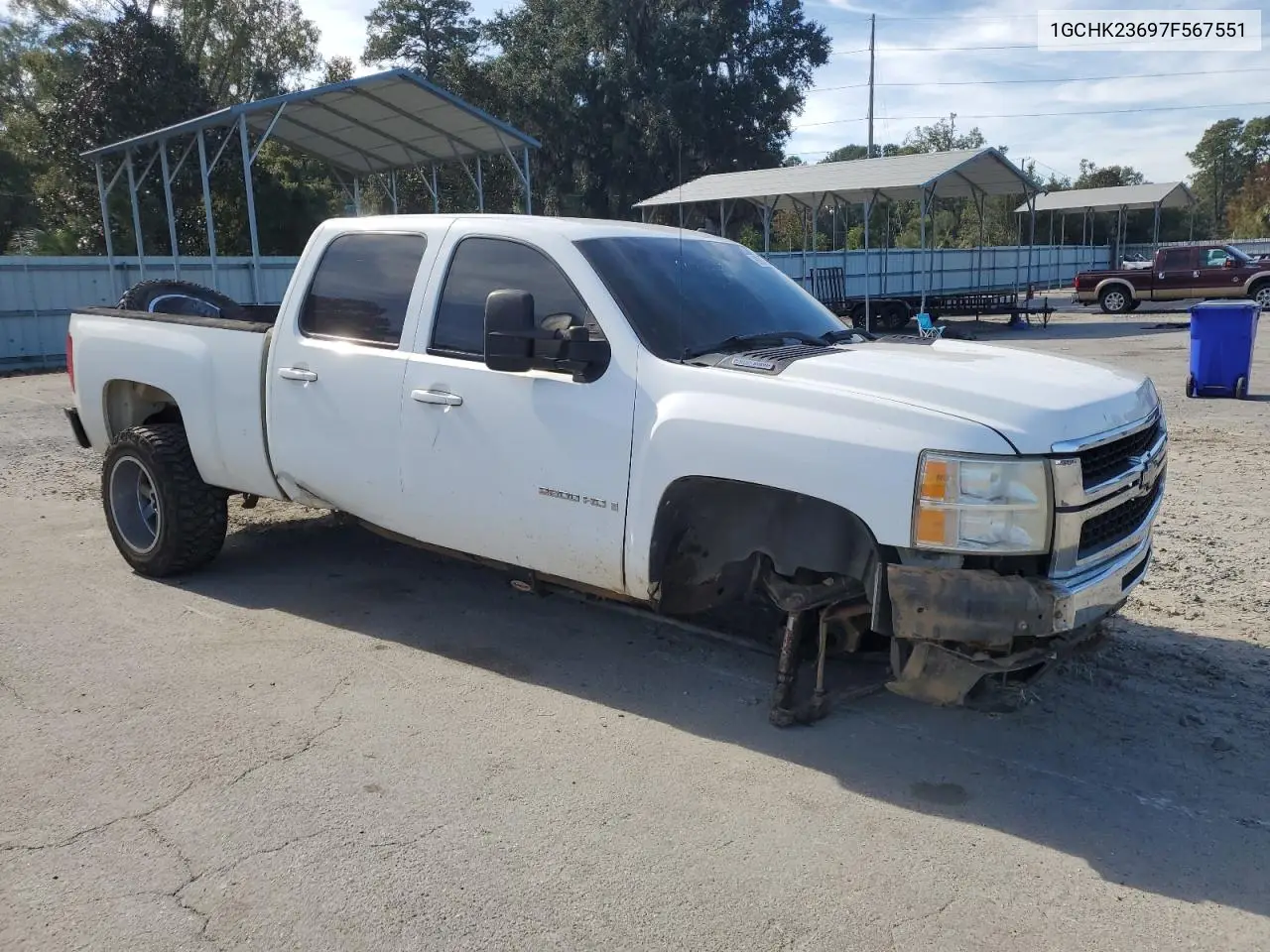 1GCHK23697F567551 2007 Chevrolet Silverado K2500 Heavy Duty