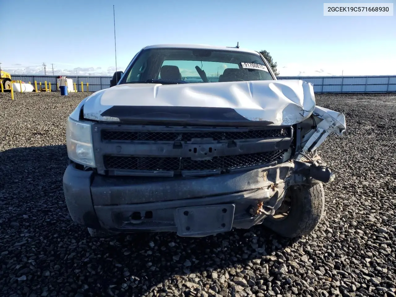2GCEK19C571668930 2007 Chevrolet Silverado K1500