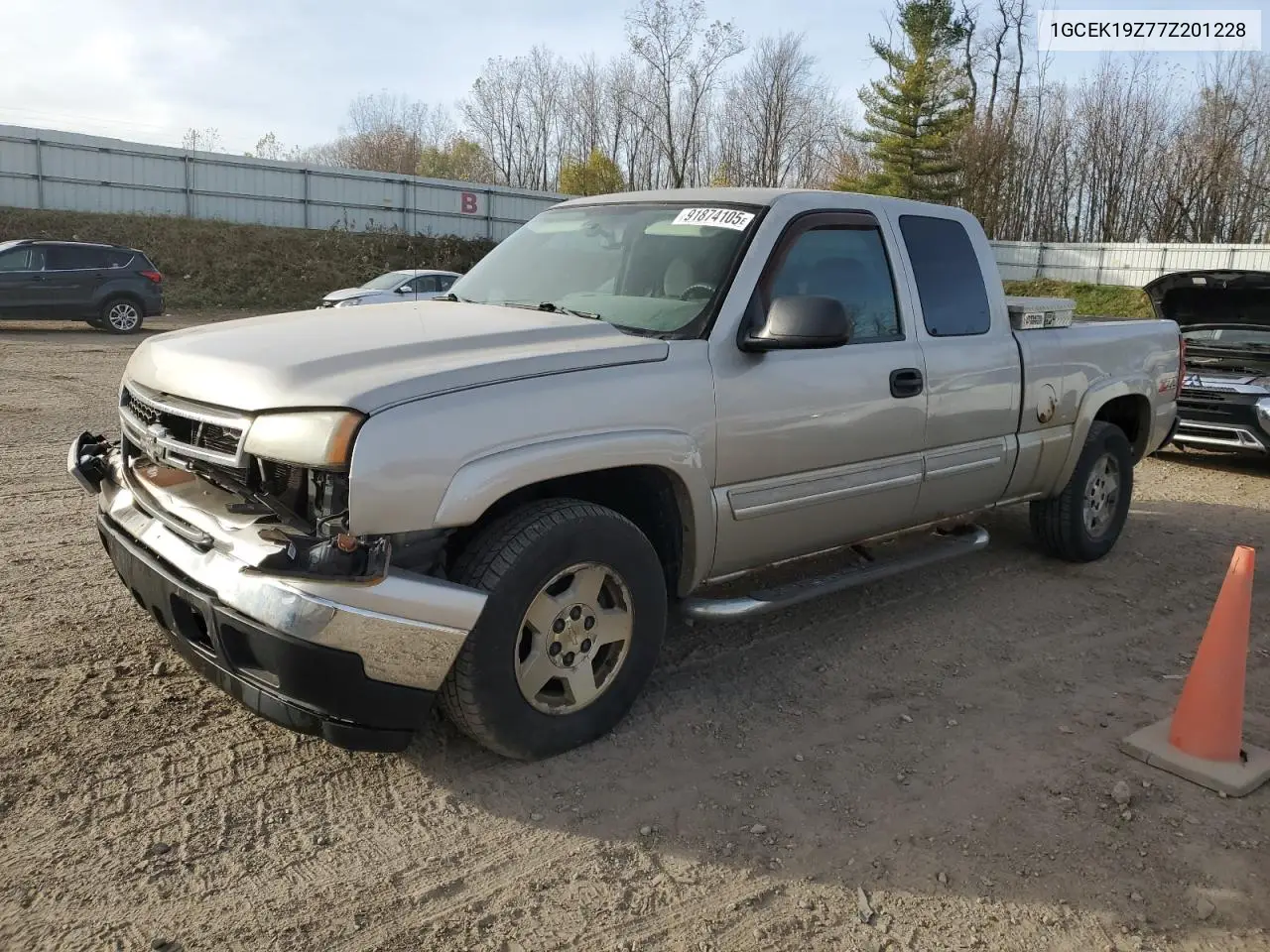 1GCEK19Z77Z201228 2007 Chevrolet Silverado K1500 Classic