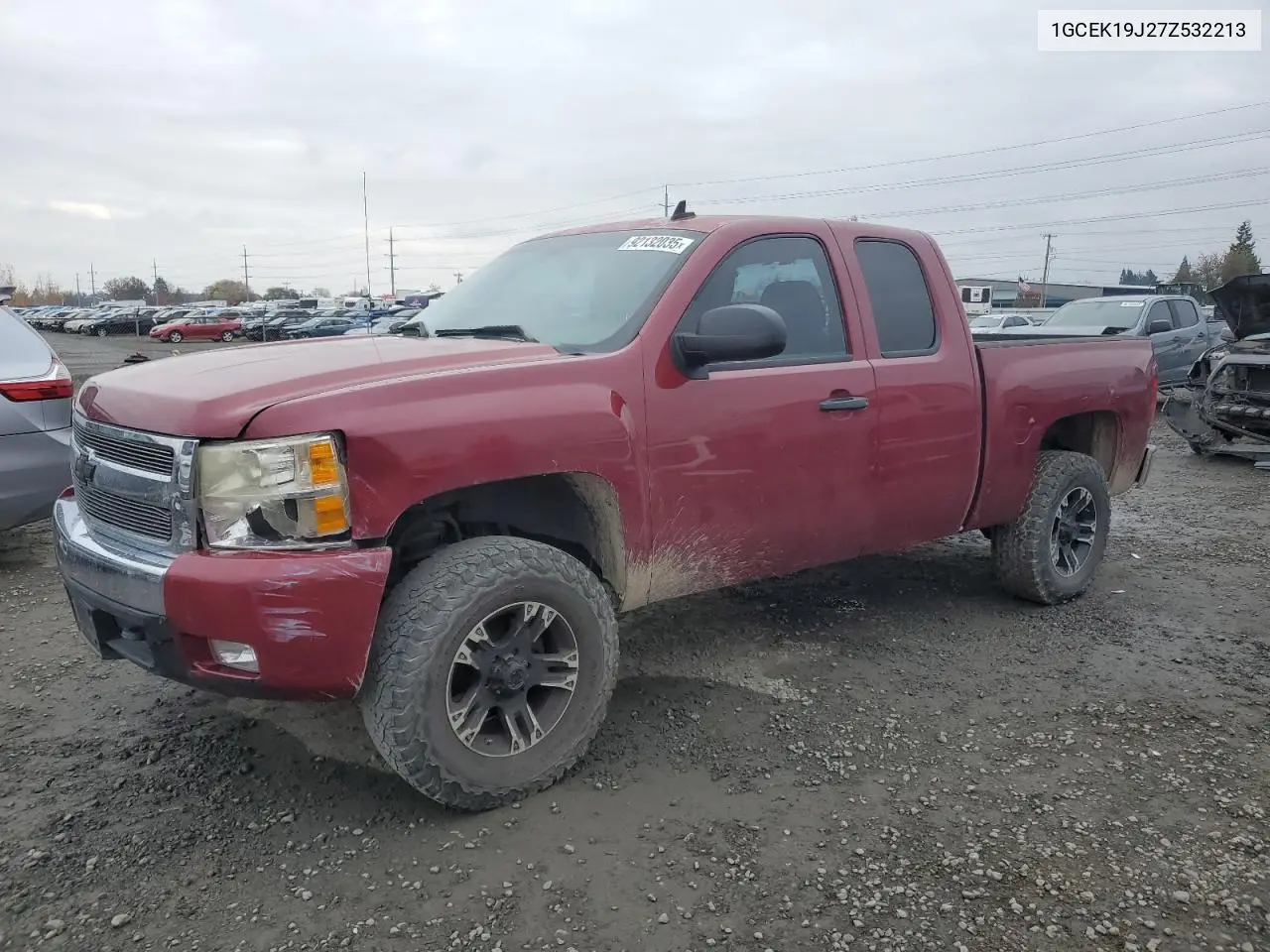 1GCEK19J27Z532213 2007 Chevrolet Silverado K1500