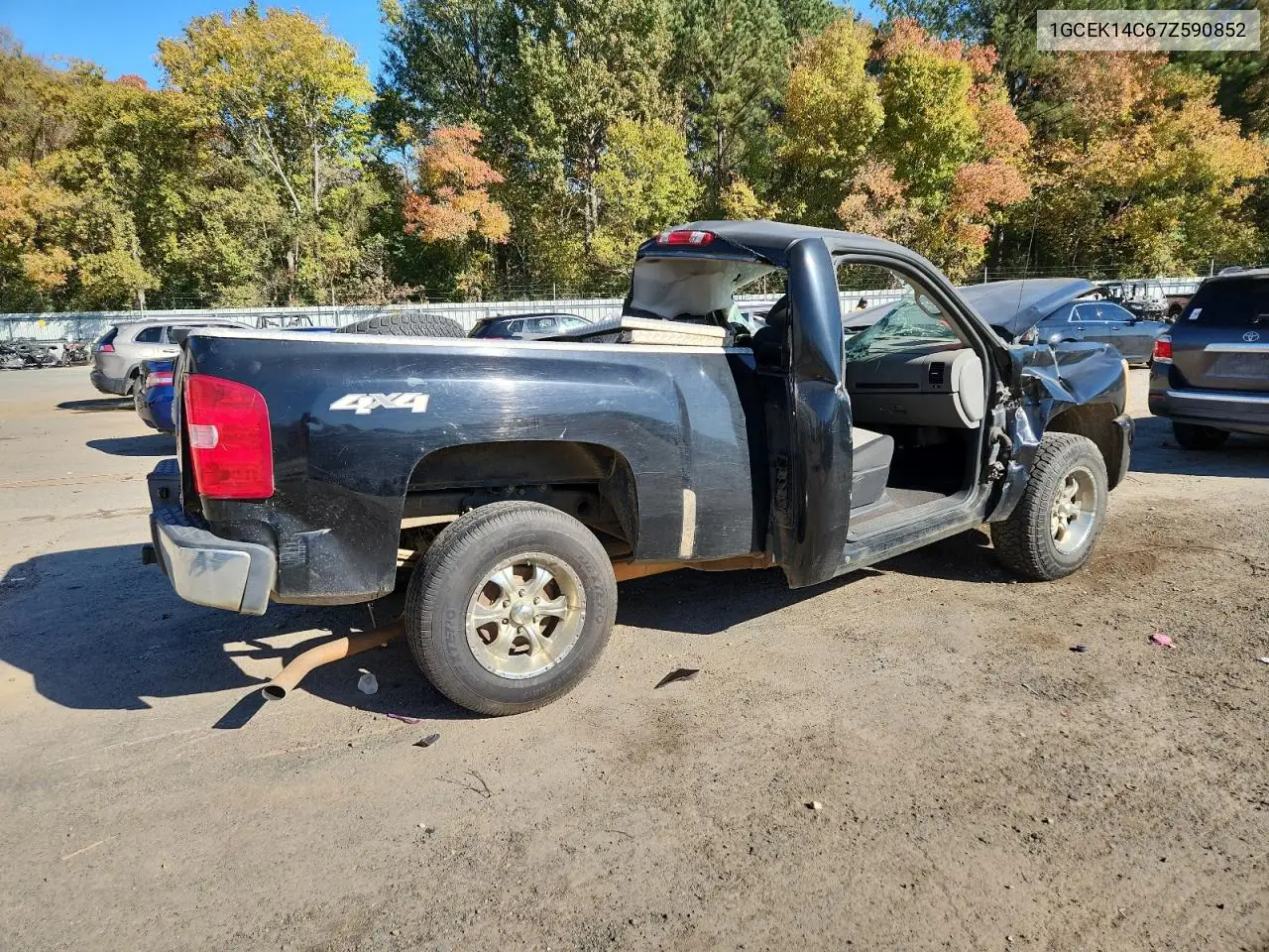 1GCEK14C67Z590852 2007 Chevrolet Silverado K1500