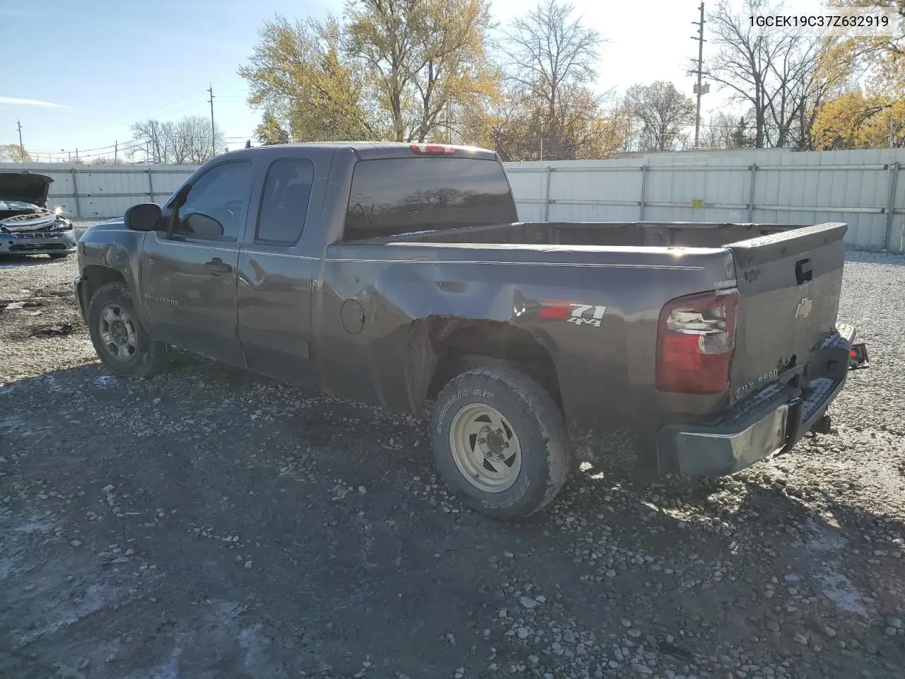 1GCEK19C37Z632919 2007 Chevrolet Silverado K1500