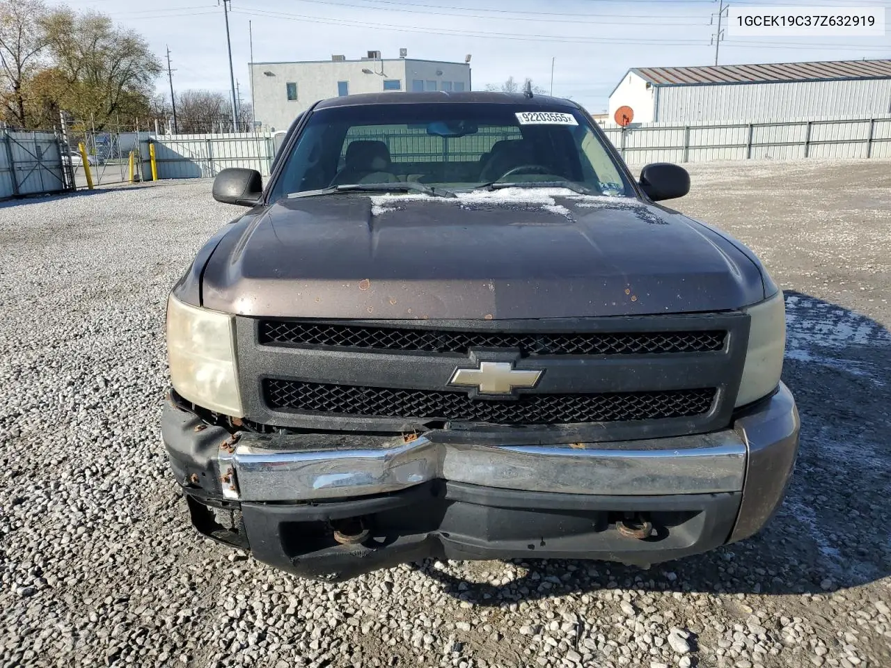 1GCEK19C37Z632919 2007 Chevrolet Silverado K1500