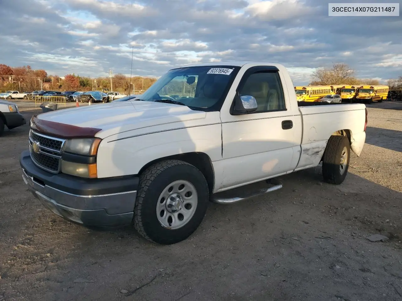3GCEC14X07G211487 2007 Chevrolet Silverado C1500 Classic