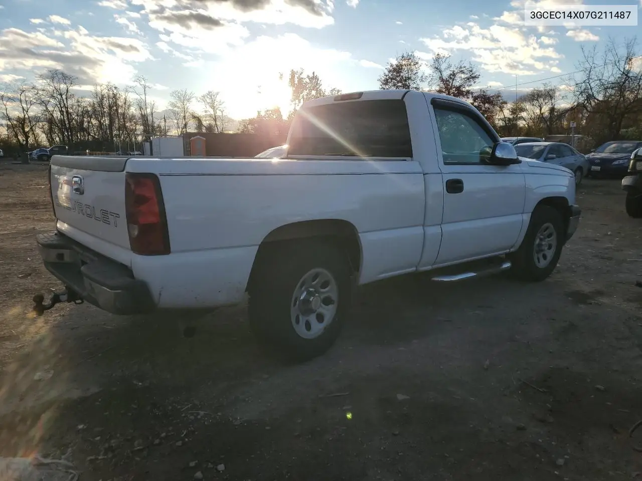 3GCEC14X07G211487 2007 Chevrolet Silverado C1500 Classic
