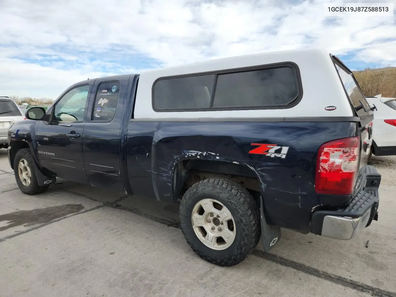 1GCEK19J87Z588513 2007 Chevrolet Silverado K1500