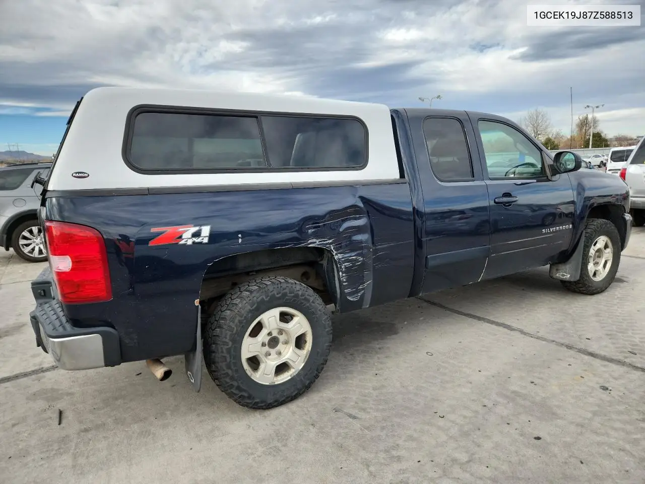 1GCEK19J87Z588513 2007 Chevrolet Silverado K1500