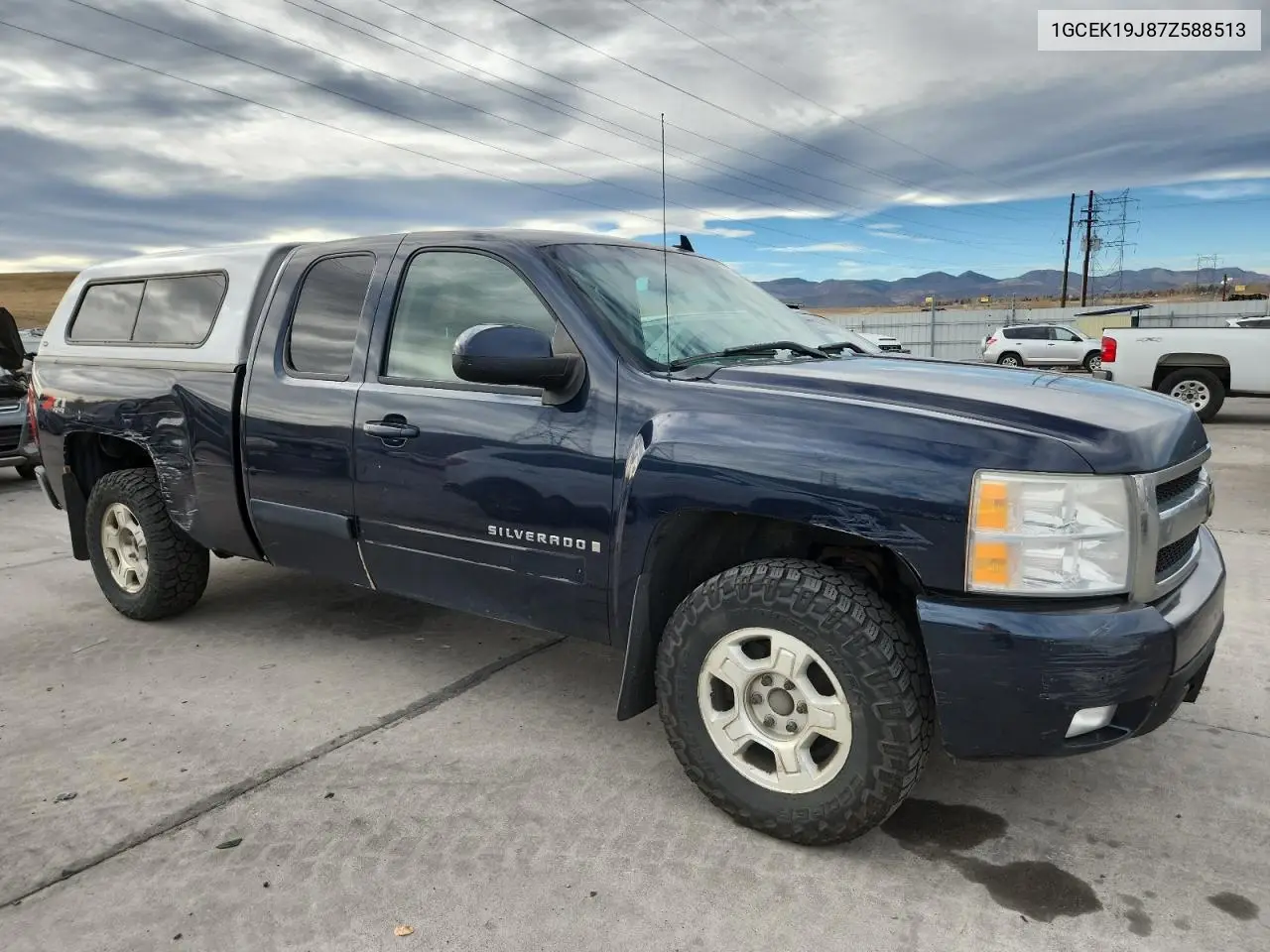 1GCEK19J87Z588513 2007 Chevrolet Silverado K1500