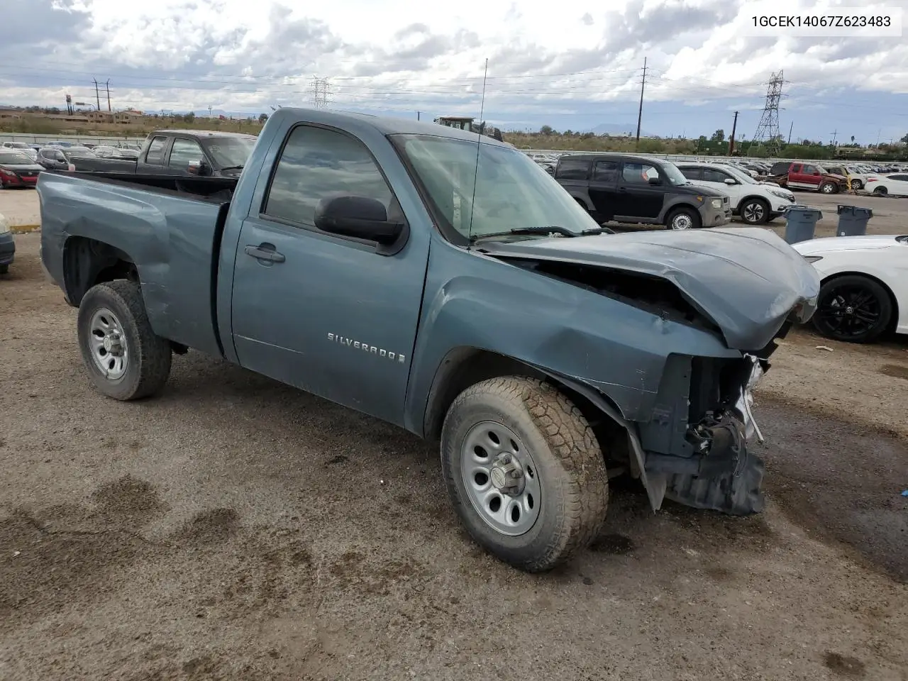 1GCEC14X47Z649994 2007 Chevrolet Silverado C1500 Classic