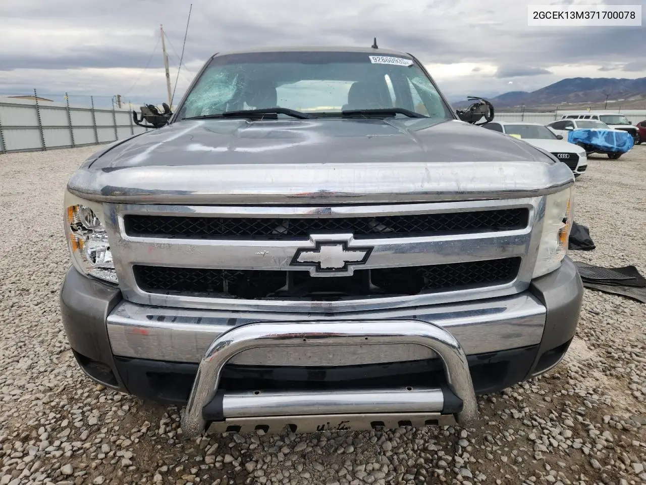 2GCEK13M371700078 2007 Chevrolet Silverado K1500 Crew Cab