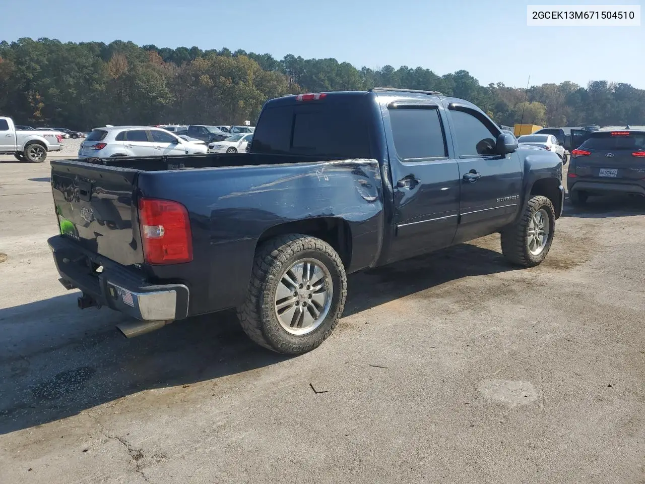 2GCEK13M671504510 2007 Chevrolet Silverado K1500 Crew Cab