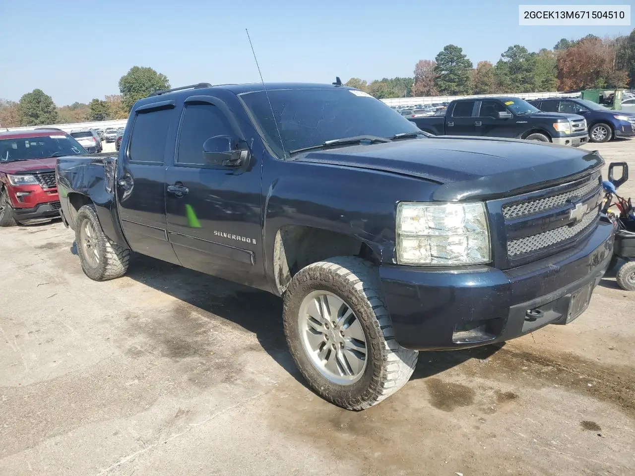 2GCEK13M671504510 2007 Chevrolet Silverado K1500 Crew Cab