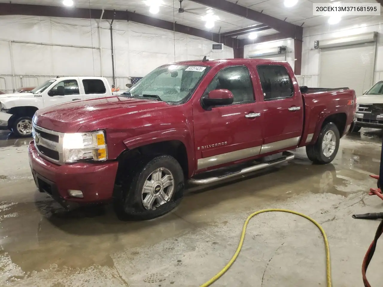 2GCEK13M371681595 2007 Chevrolet Silverado K1500 Crew Cab