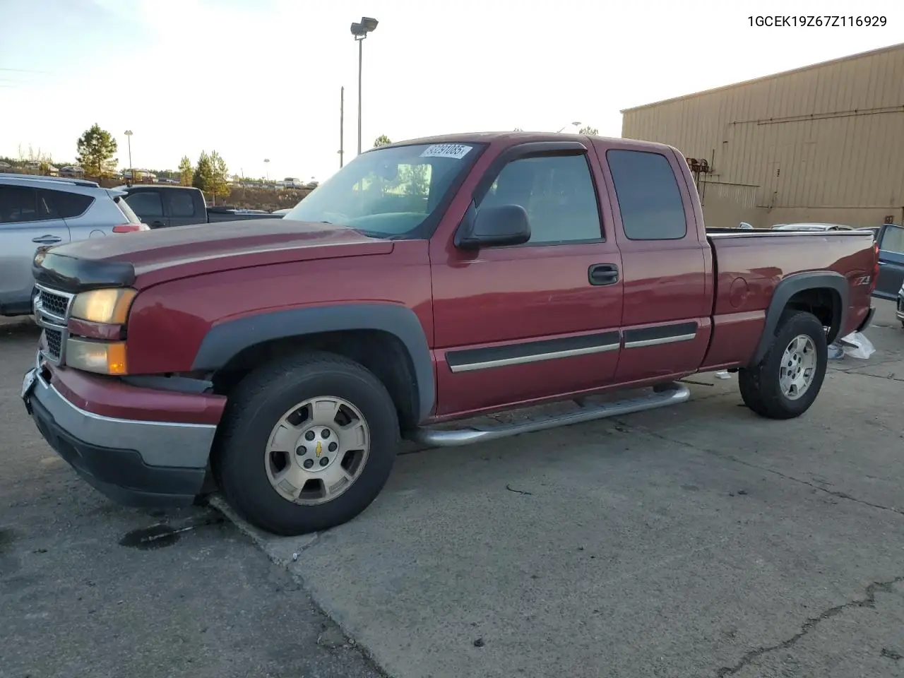 1GCEK19Z67Z116929 2007 Chevrolet Silverado K1500 Classic