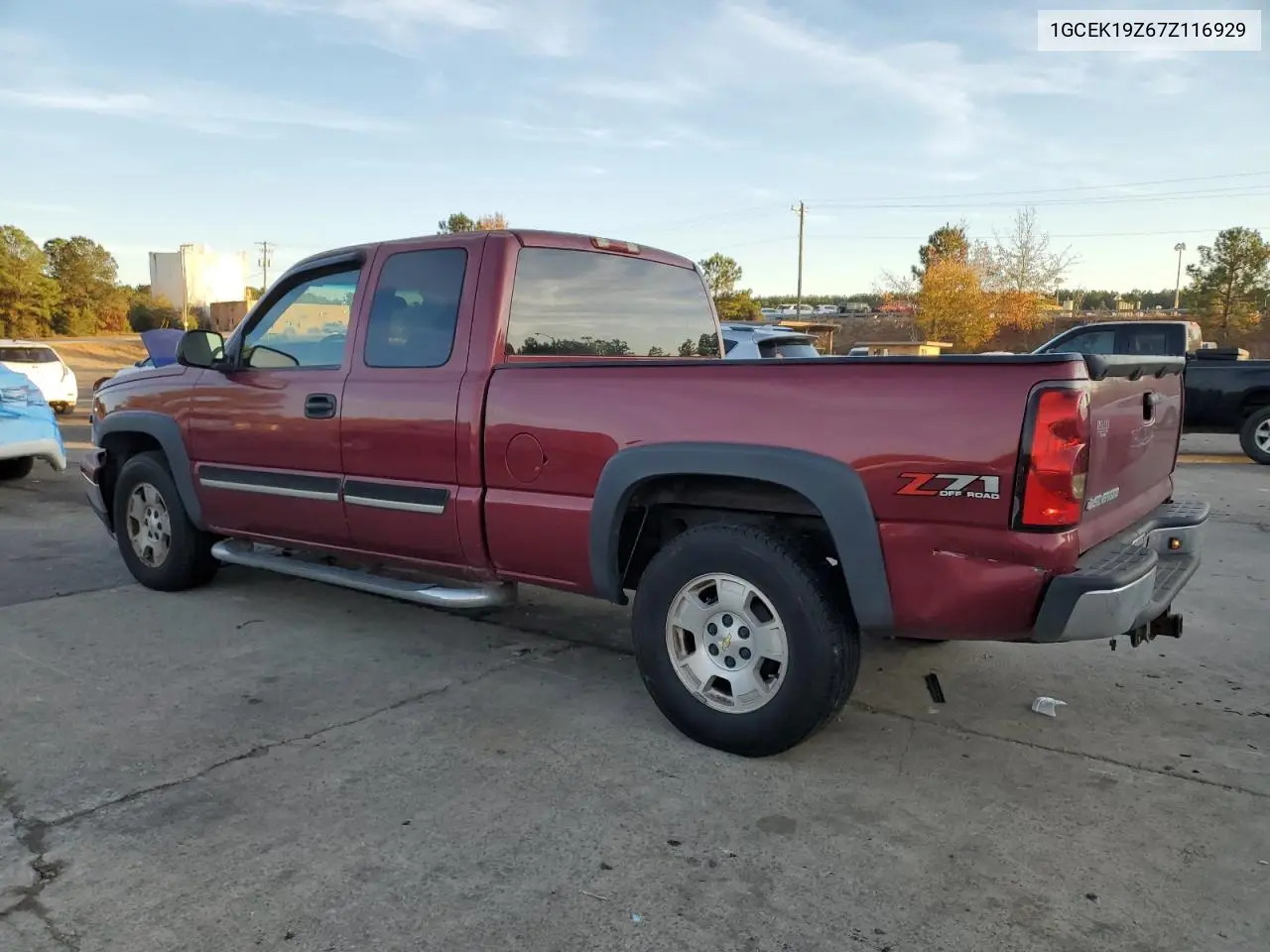 1GCEK19Z67Z116929 2007 Chevrolet Silverado K1500 Classic
