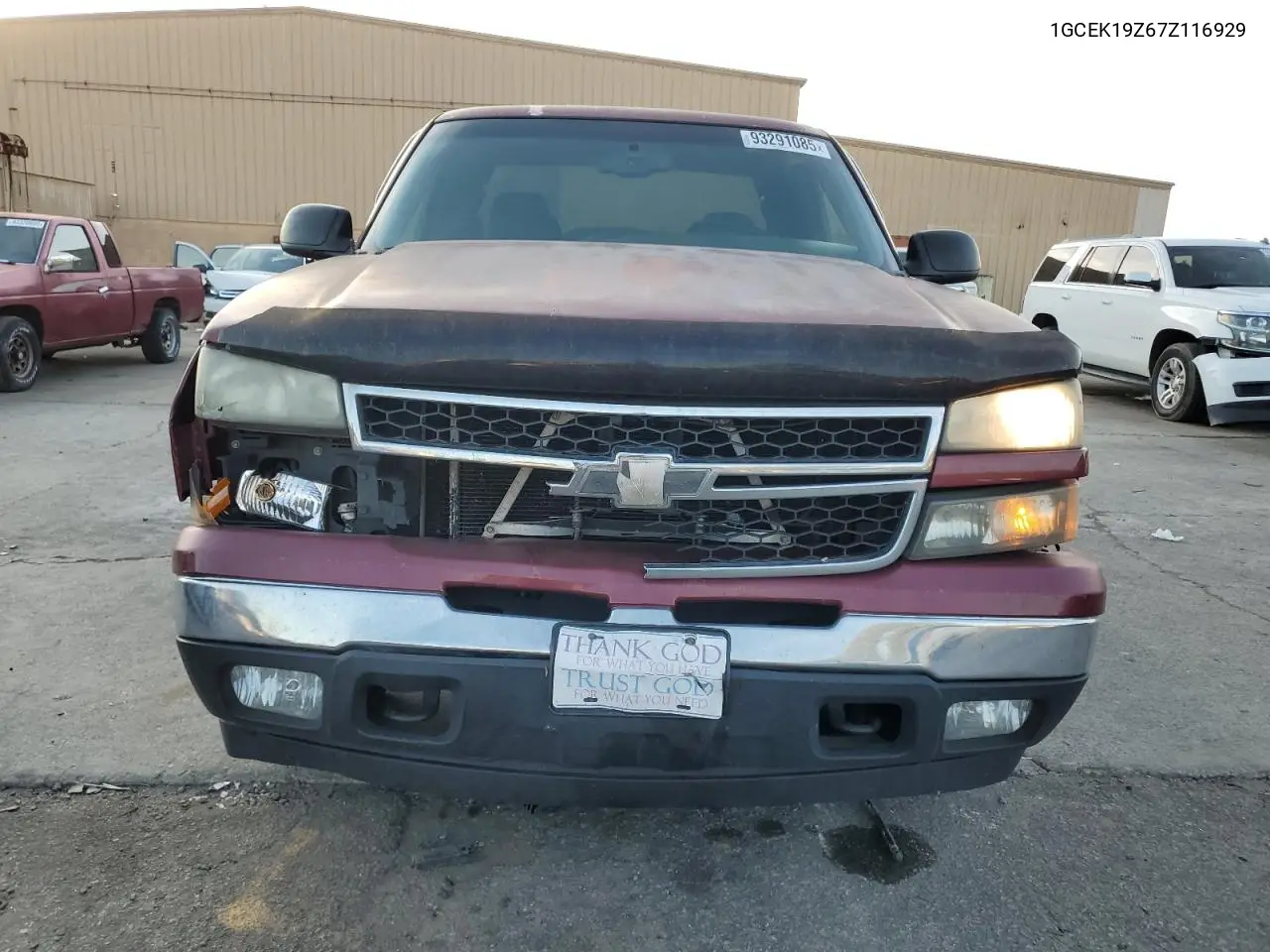 1GCEK19Z67Z116929 2007 Chevrolet Silverado K1500 Classic
