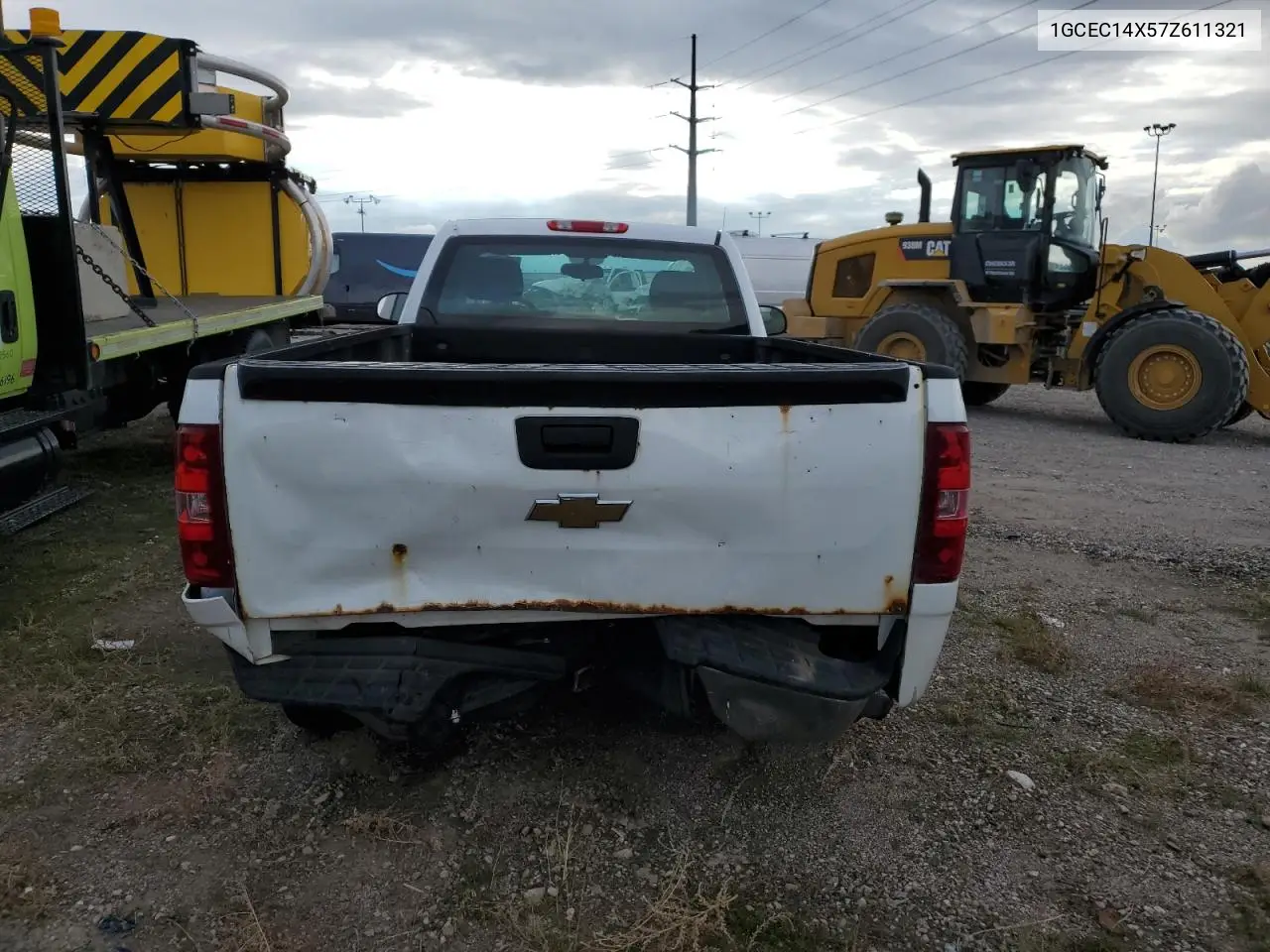1GCEC14X57Z611321 2007 Chevrolet Silverado C1500 Classic