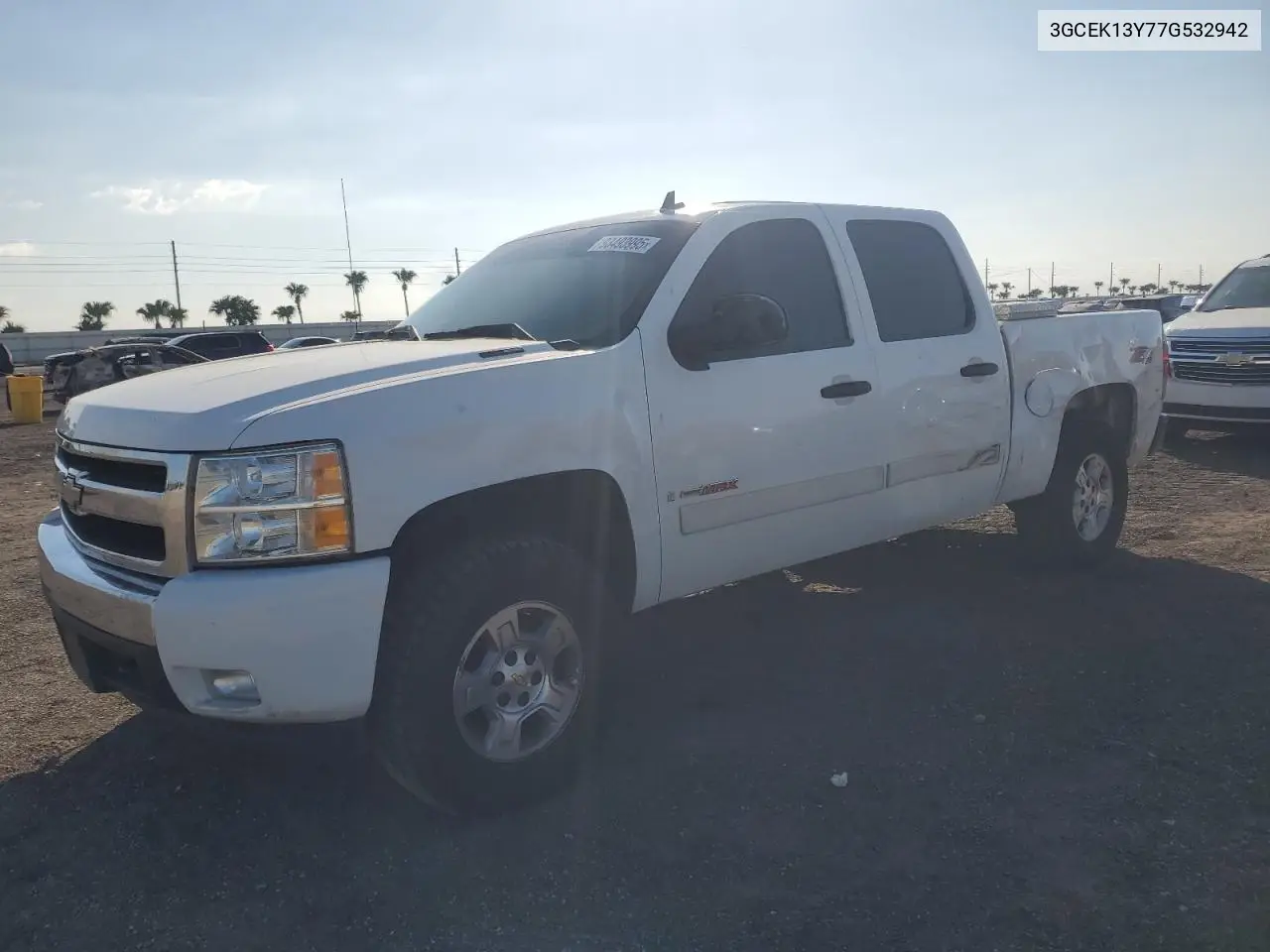 3GCEK13Y77G532942 2007 Chevrolet Silverado K1500 Crew Cab
