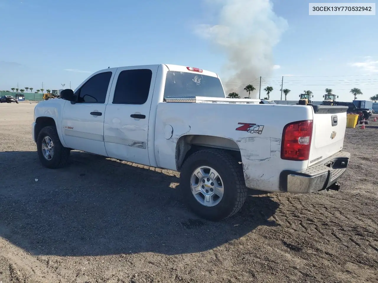 3GCEK13Y77G532942 2007 Chevrolet Silverado K1500 Crew Cab