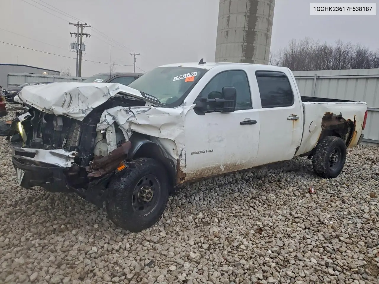 1GCHK23617F538187 2007 Chevrolet Silverado K2500 Heavy Duty