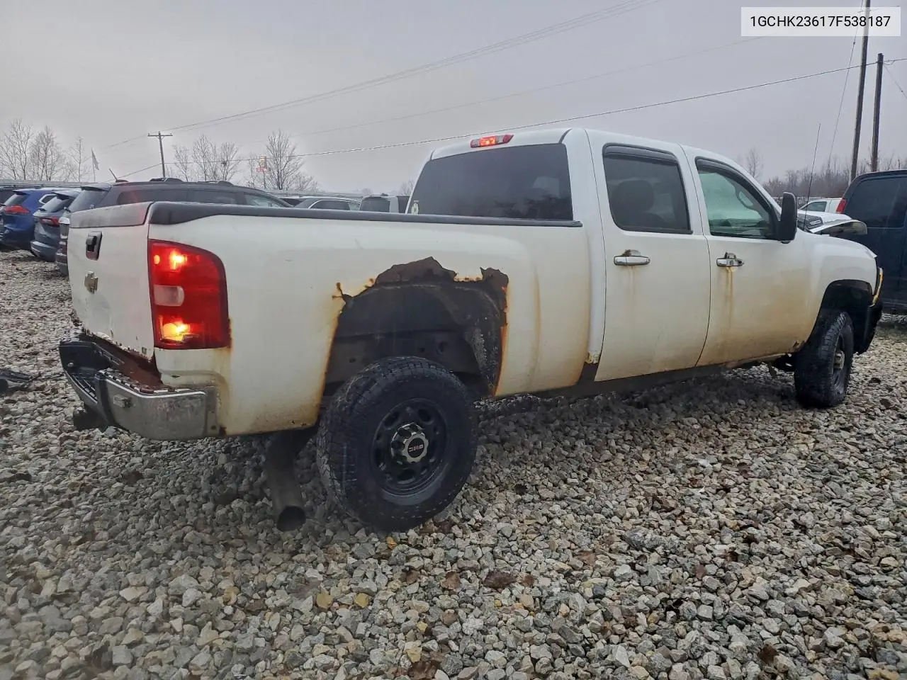 1GCHK23617F538187 2007 Chevrolet Silverado K2500 Heavy Duty