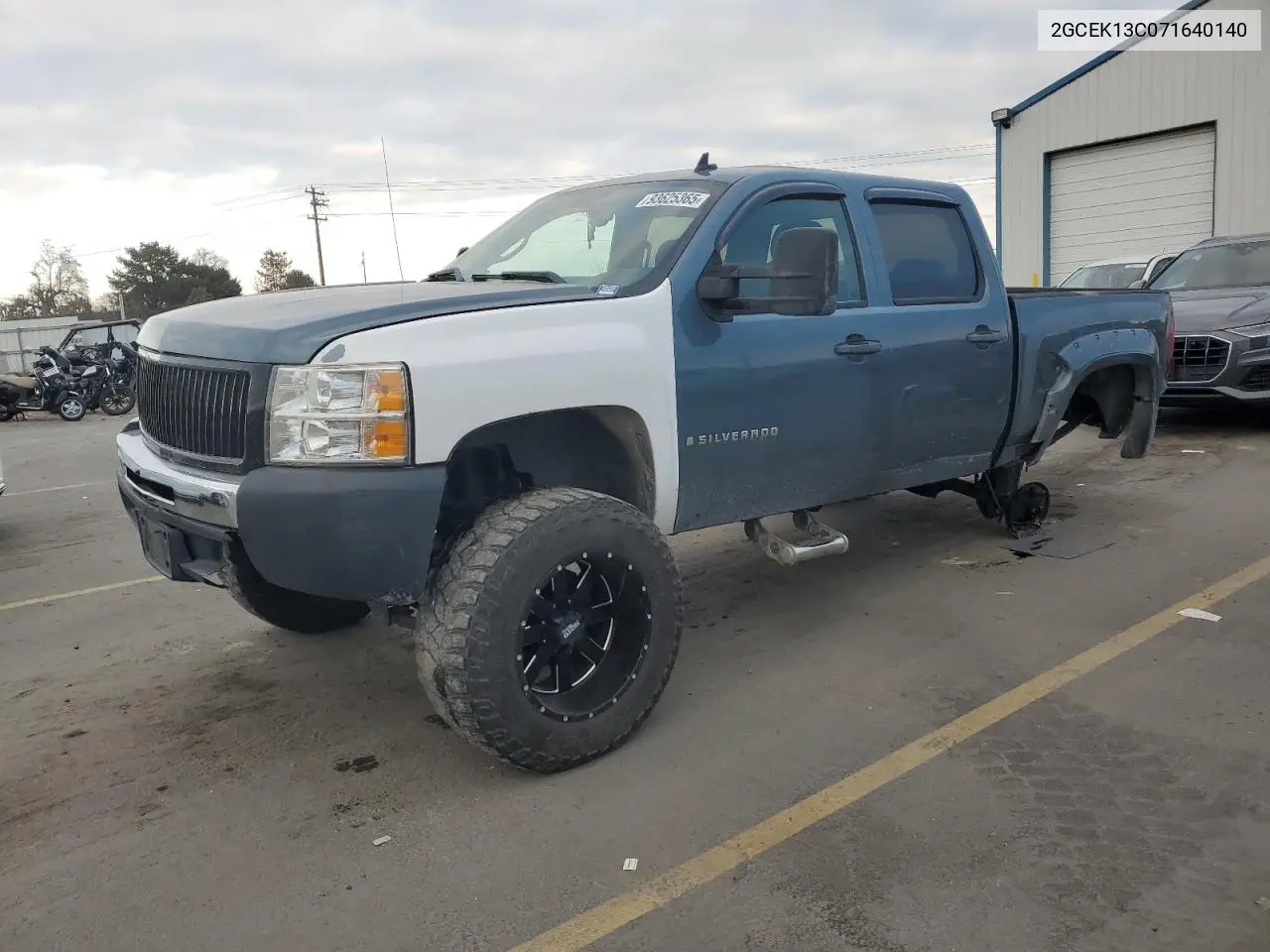 2GCEK13C071640140 2007 Chevrolet Silverado K1500 Crew Cab