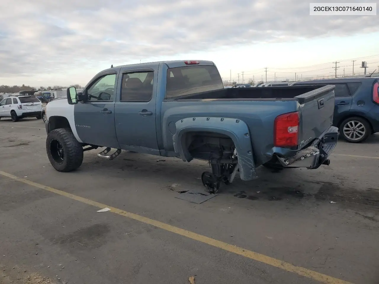 2GCEK13C071640140 2007 Chevrolet Silverado K1500 Crew Cab