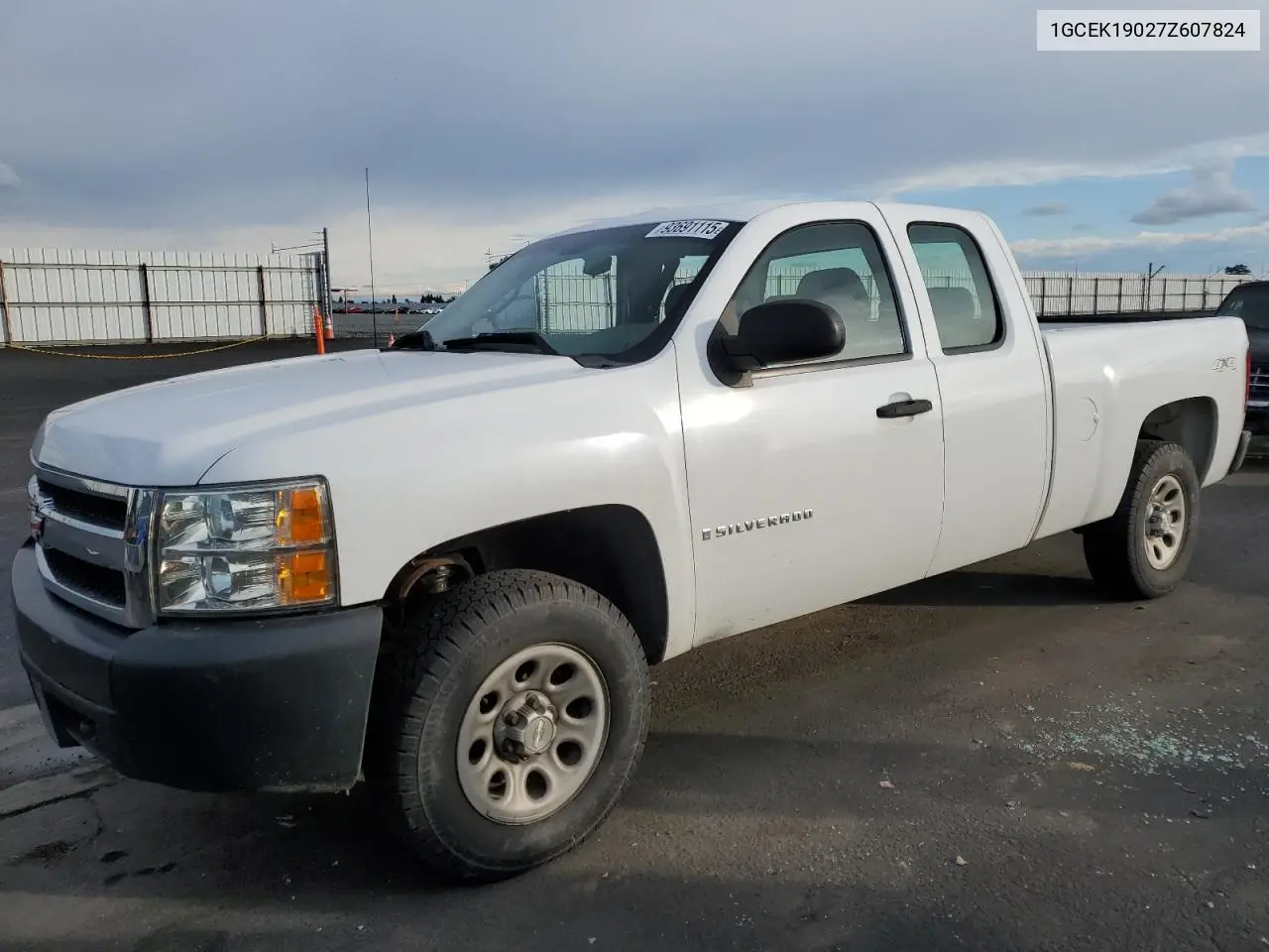 1GCEK19027Z607824 2007 Chevrolet Silverado K1500