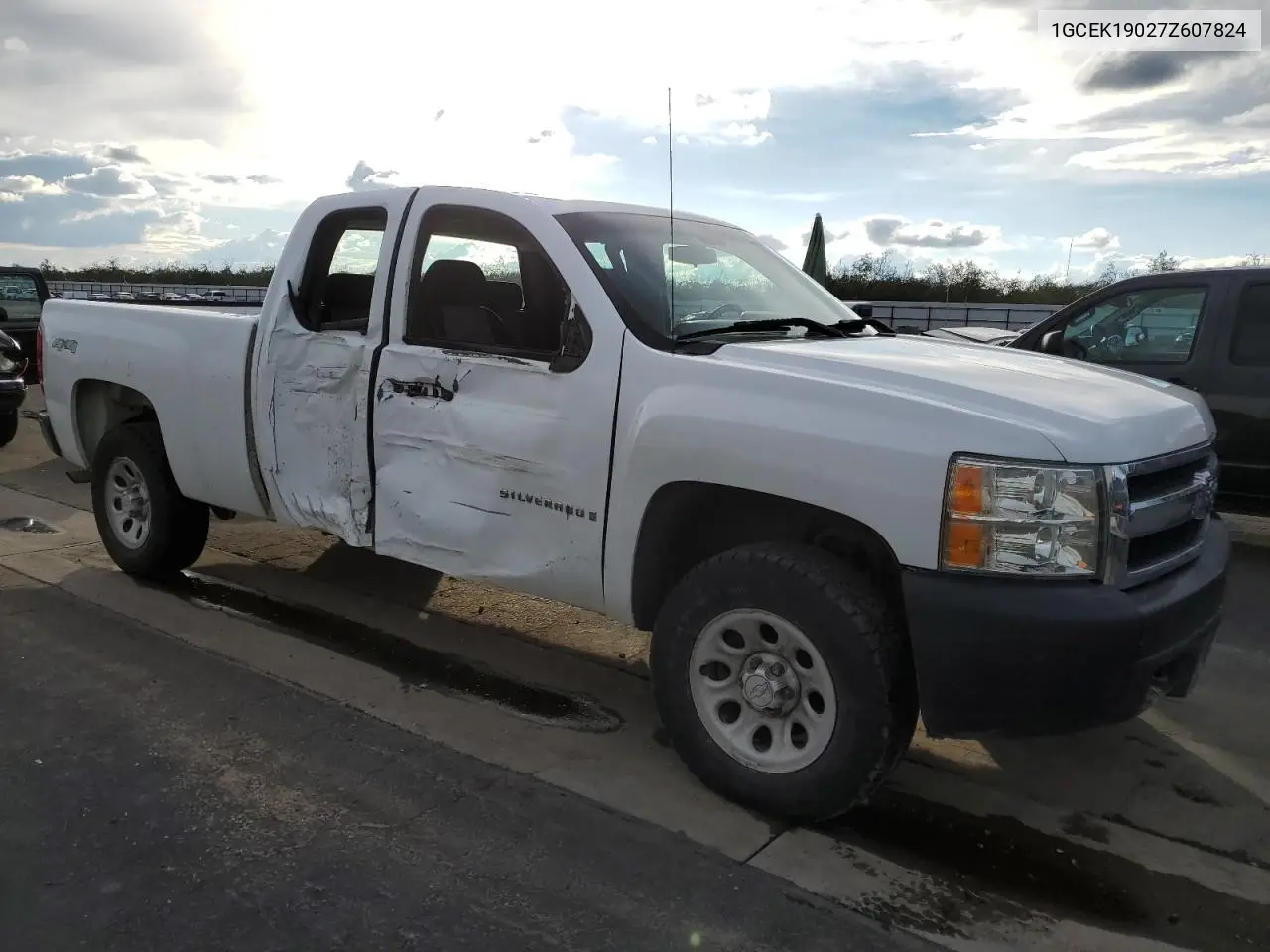 1GCEK19027Z607824 2007 Chevrolet Silverado K1500