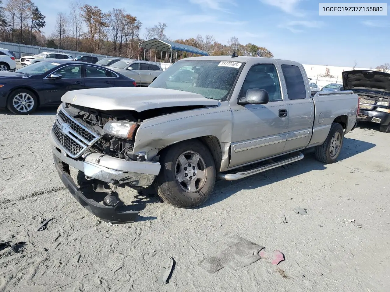 1GCEC19Z37Z155880 2007 Chevrolet Silverado C1500 Classic