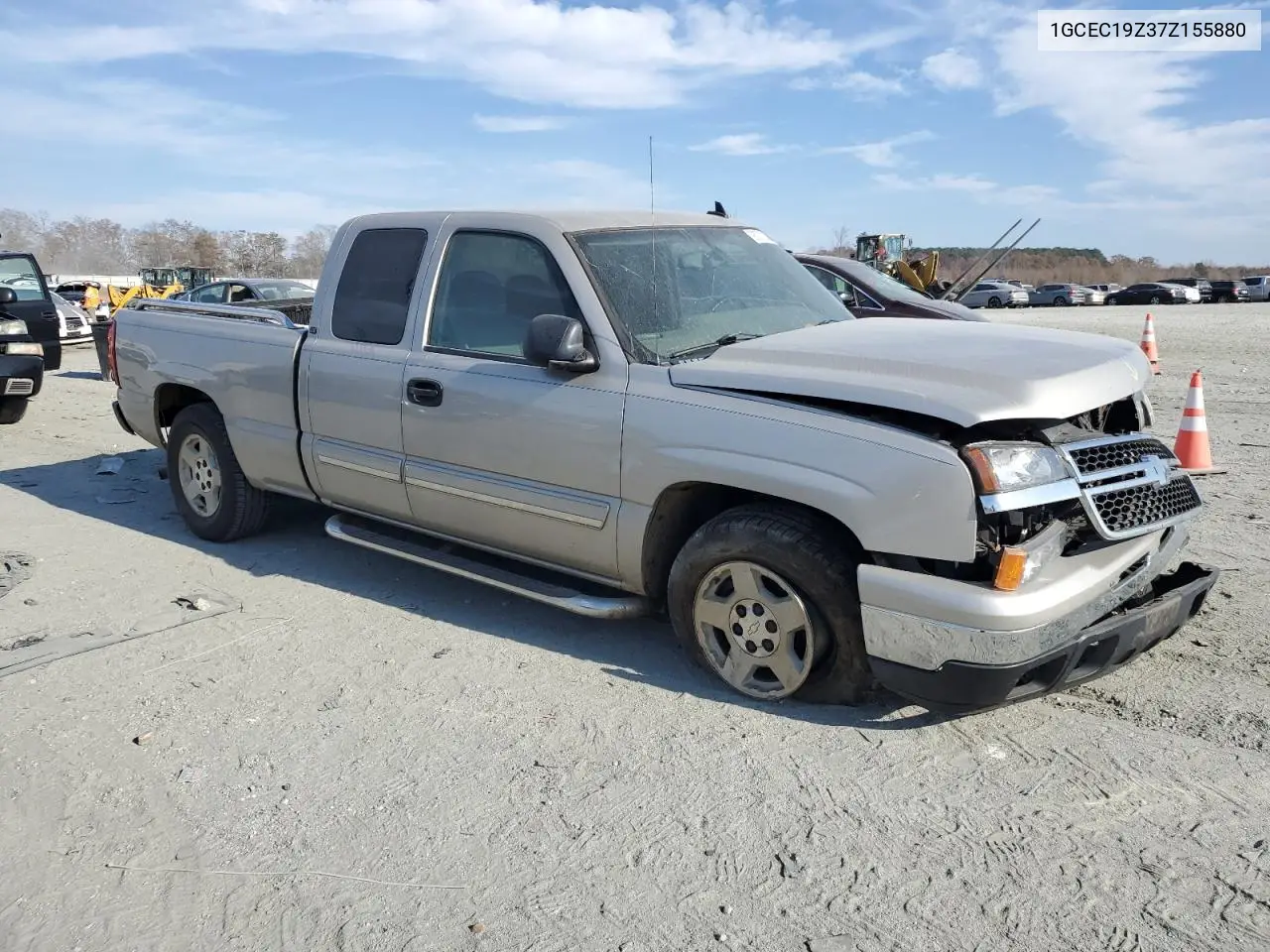 1GCEC19Z37Z155880 2007 Chevrolet Silverado C1500 Classic