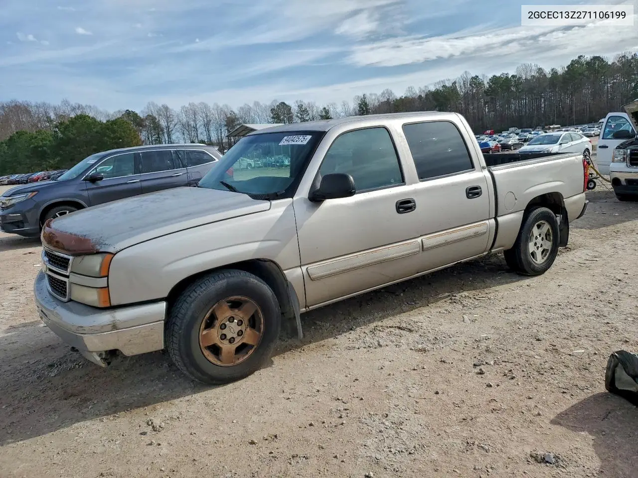 2GCEC13Z271106199 2007 Chevrolet Silverado C1500 Classic Crew Cab
