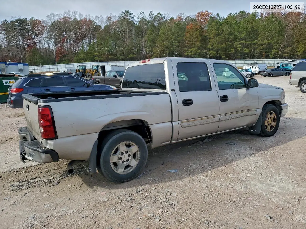2GCEC13Z271106199 2007 Chevrolet Silverado C1500 Classic Crew Cab