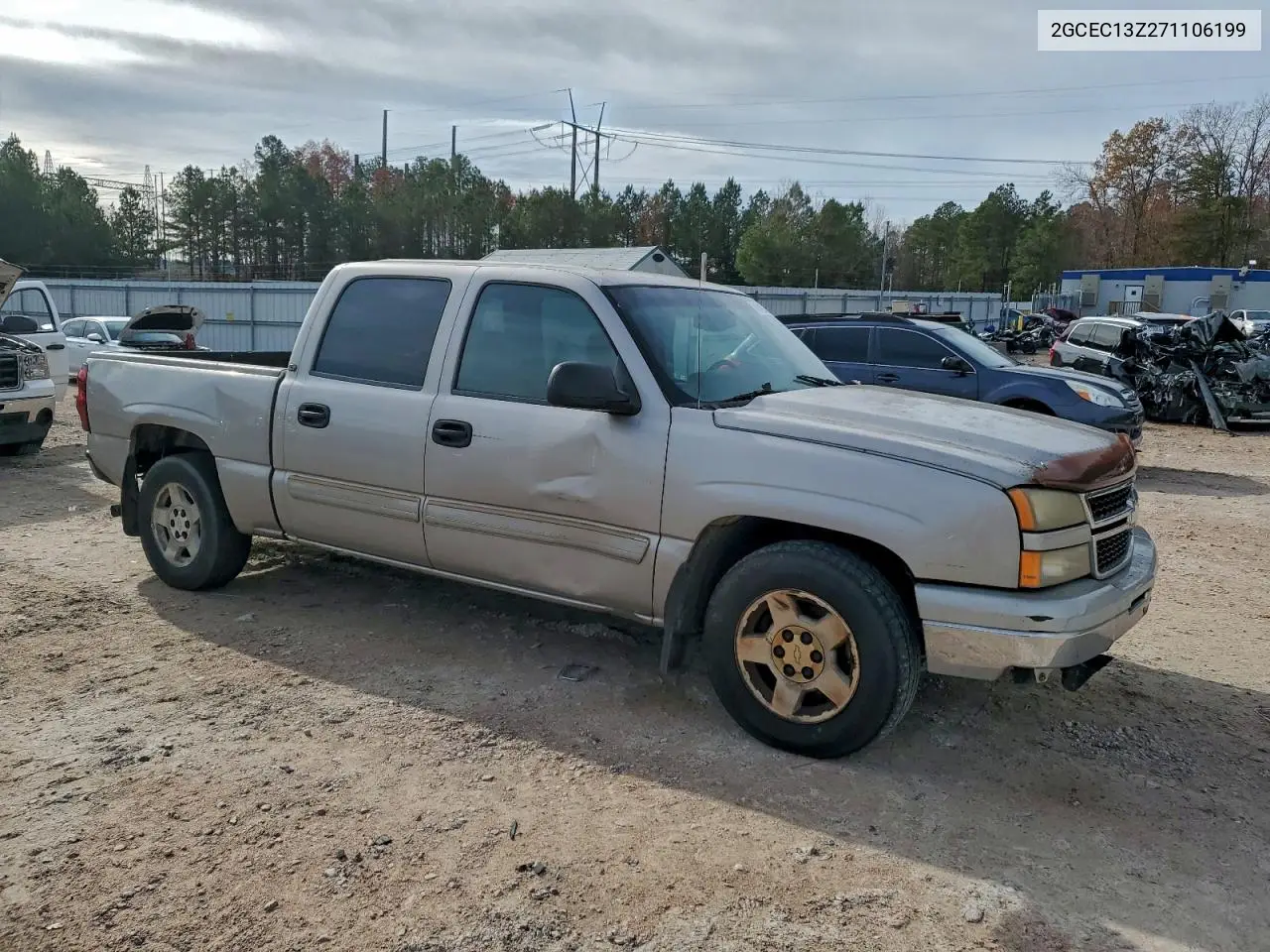 2GCEC13Z271106199 2007 Chevrolet Silverado C1500 Classic Crew Cab