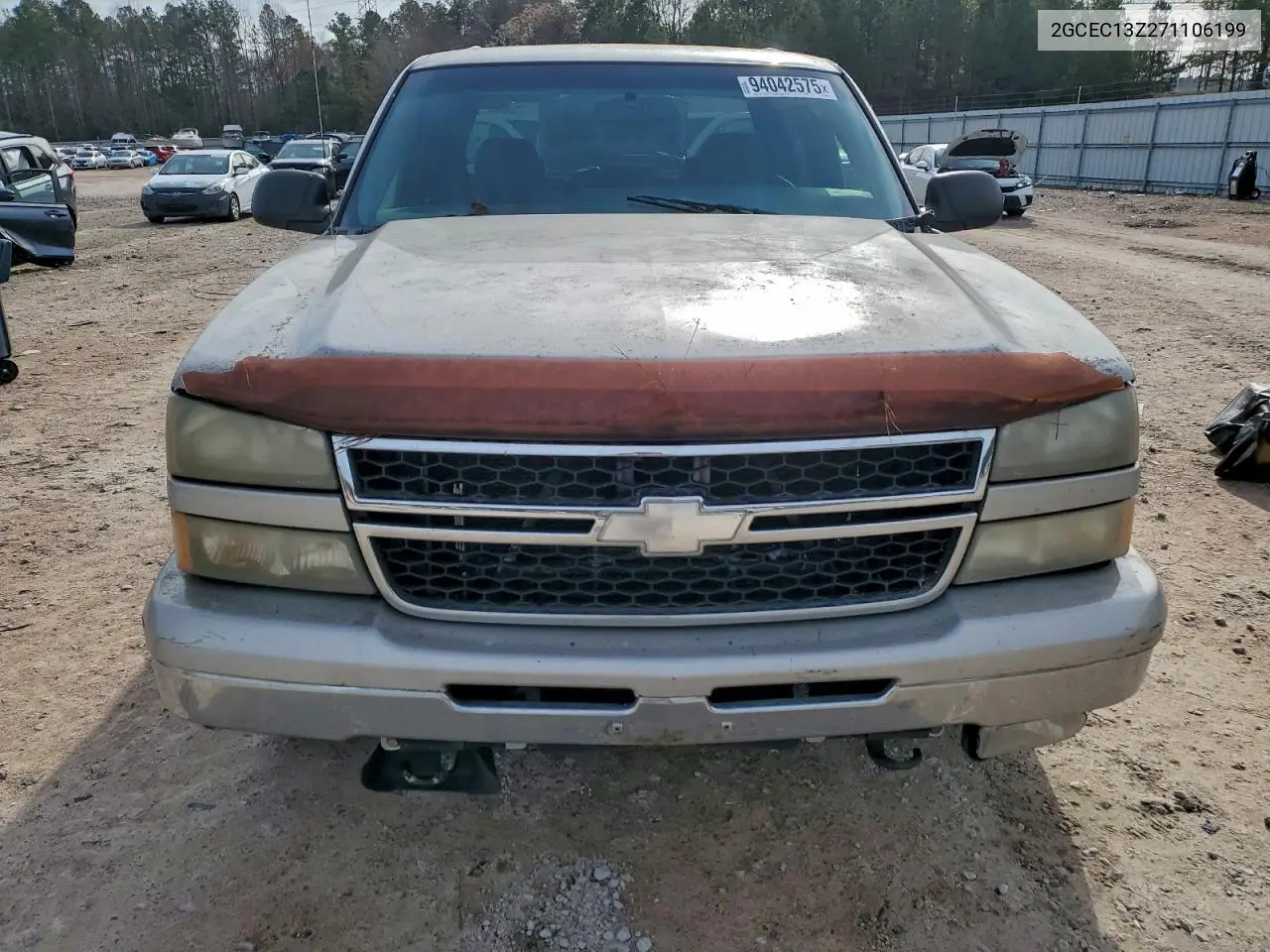 2GCEC13Z271106199 2007 Chevrolet Silverado C1500 Classic Crew Cab