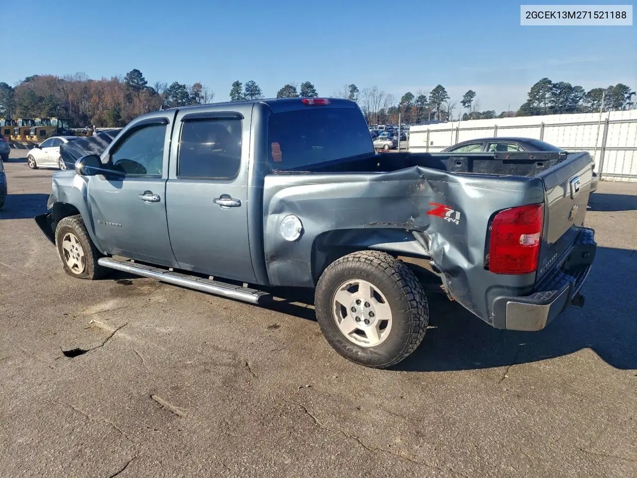 2GCEK13M271521188 2007 Chevrolet Silverado K1500 Crew Cab