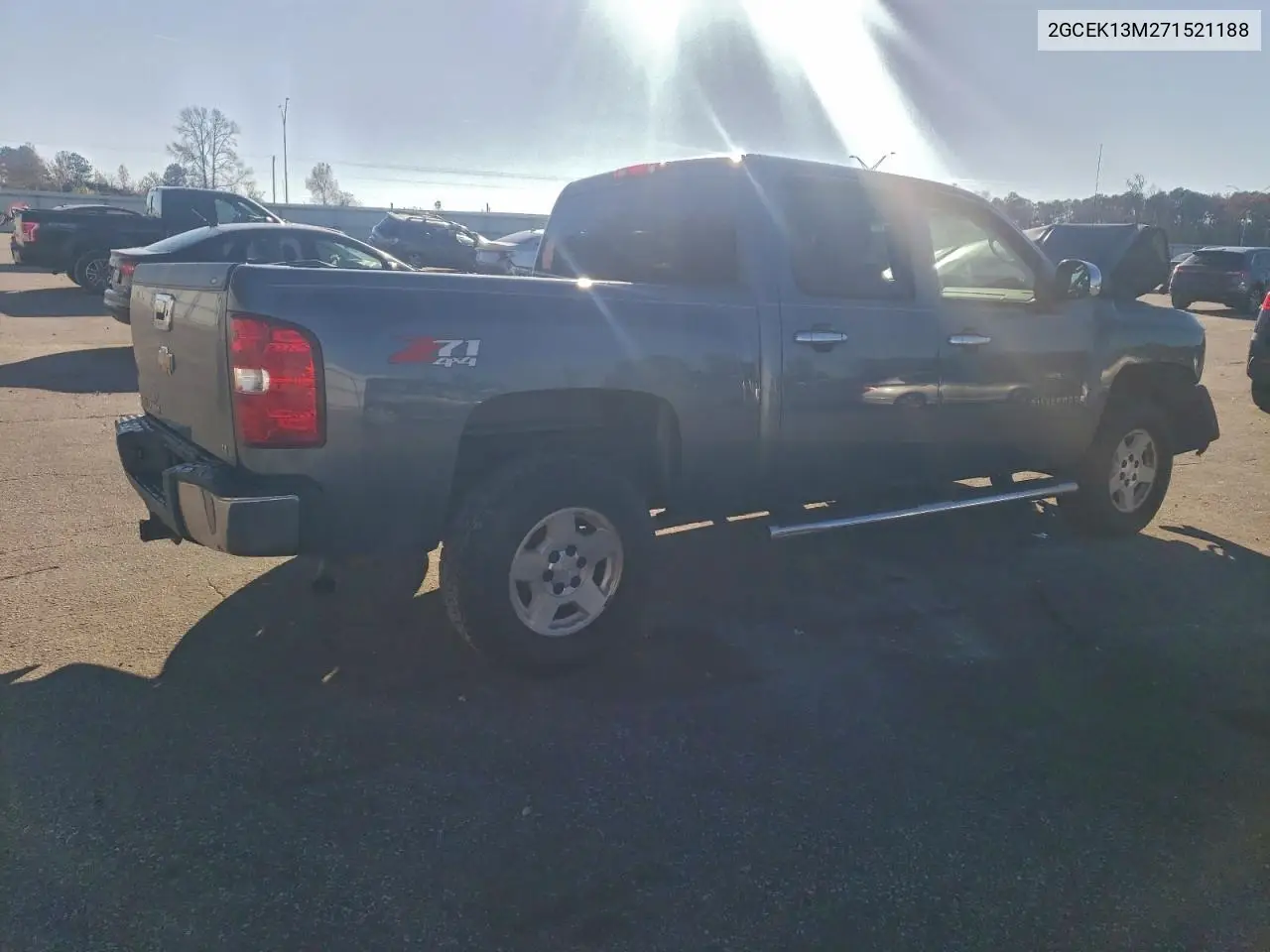 2GCEK13M271521188 2007 Chevrolet Silverado K1500 Crew Cab