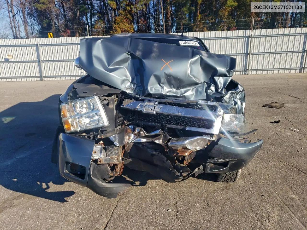 2GCEK13M271521188 2007 Chevrolet Silverado K1500 Crew Cab
