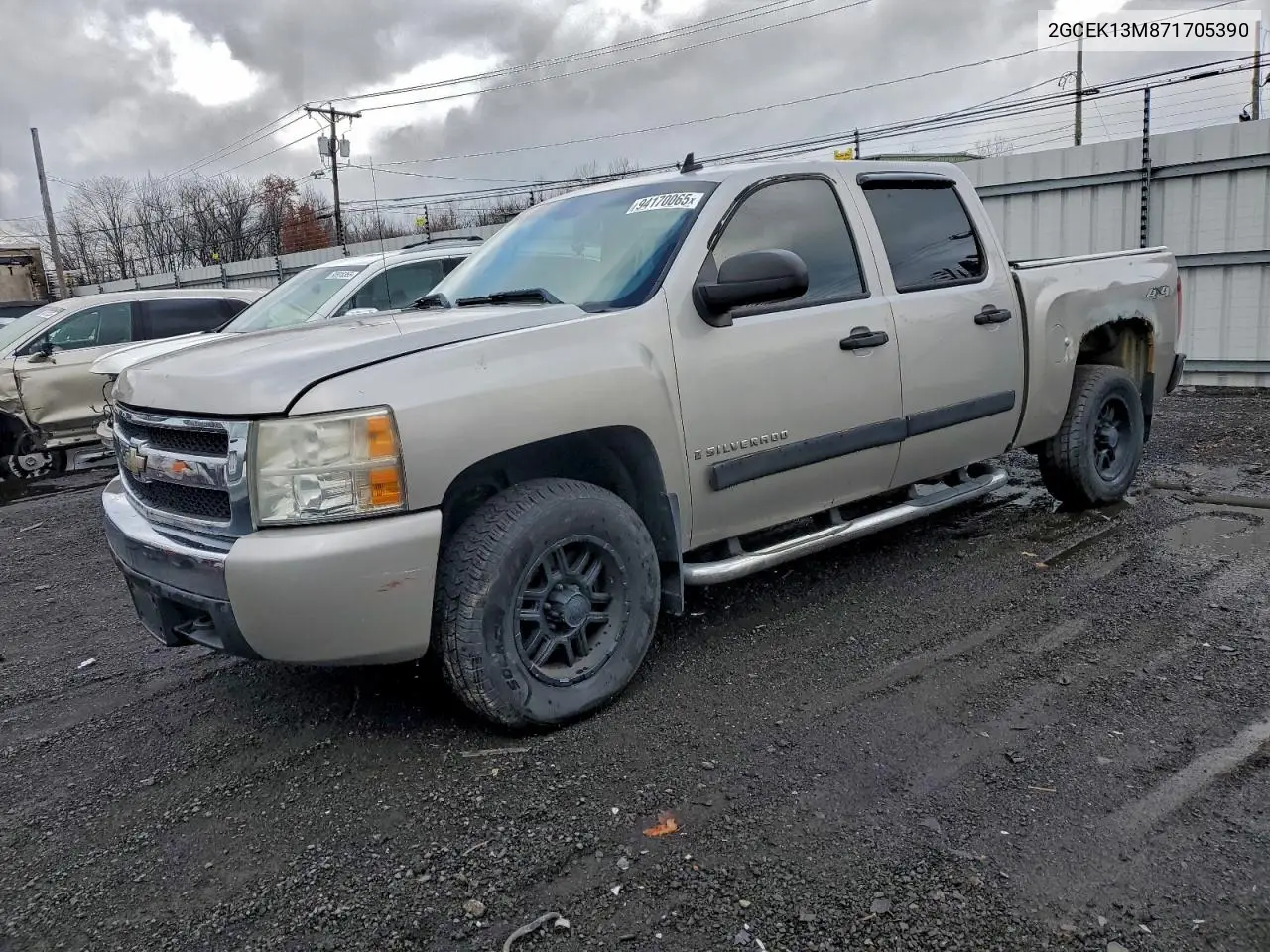 2GCEK13M871705390 2007 Chevrolet Silverado K1500 Crew Cab