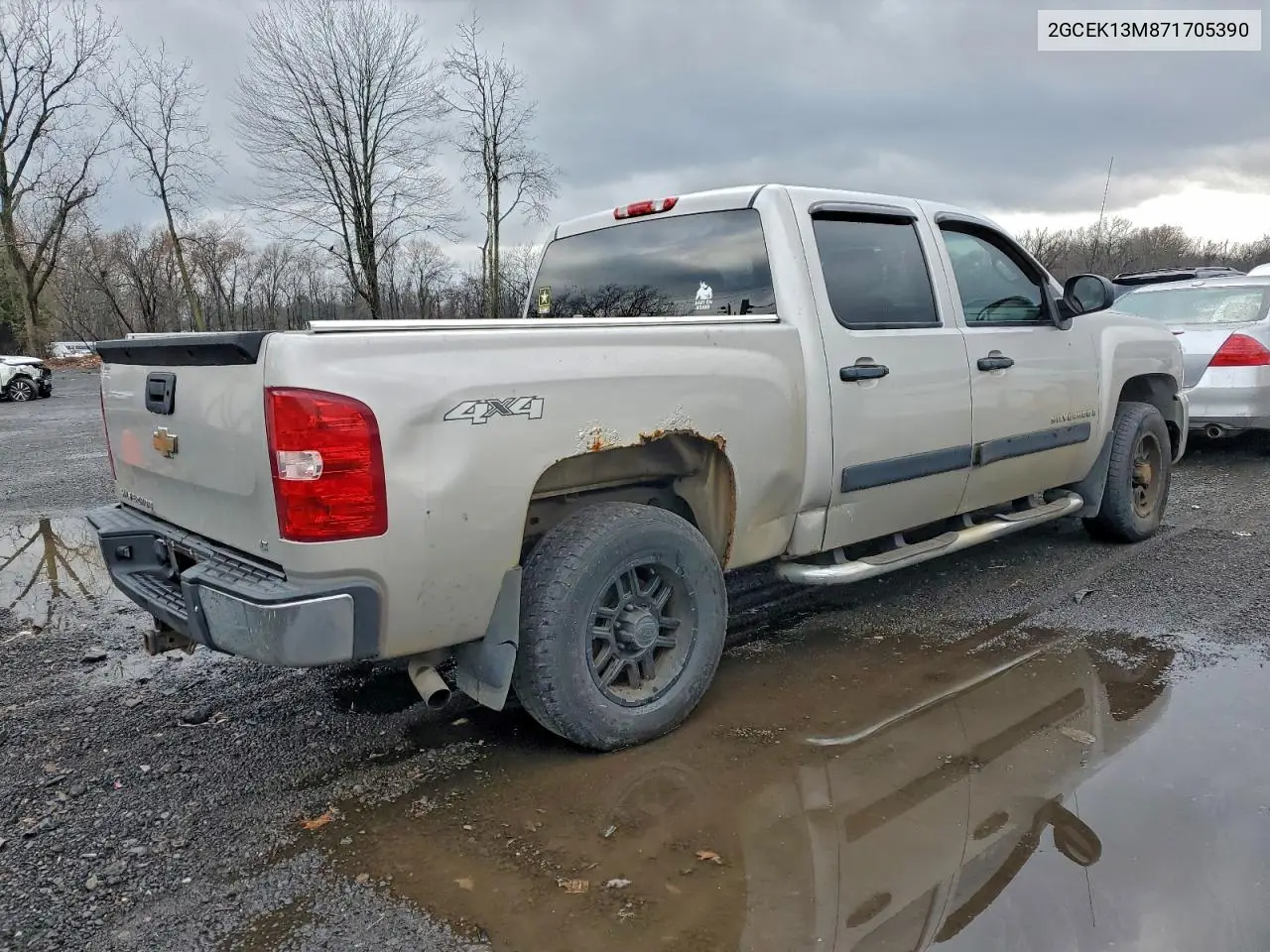2GCEK13M871705390 2007 Chevrolet Silverado K1500 Crew Cab
