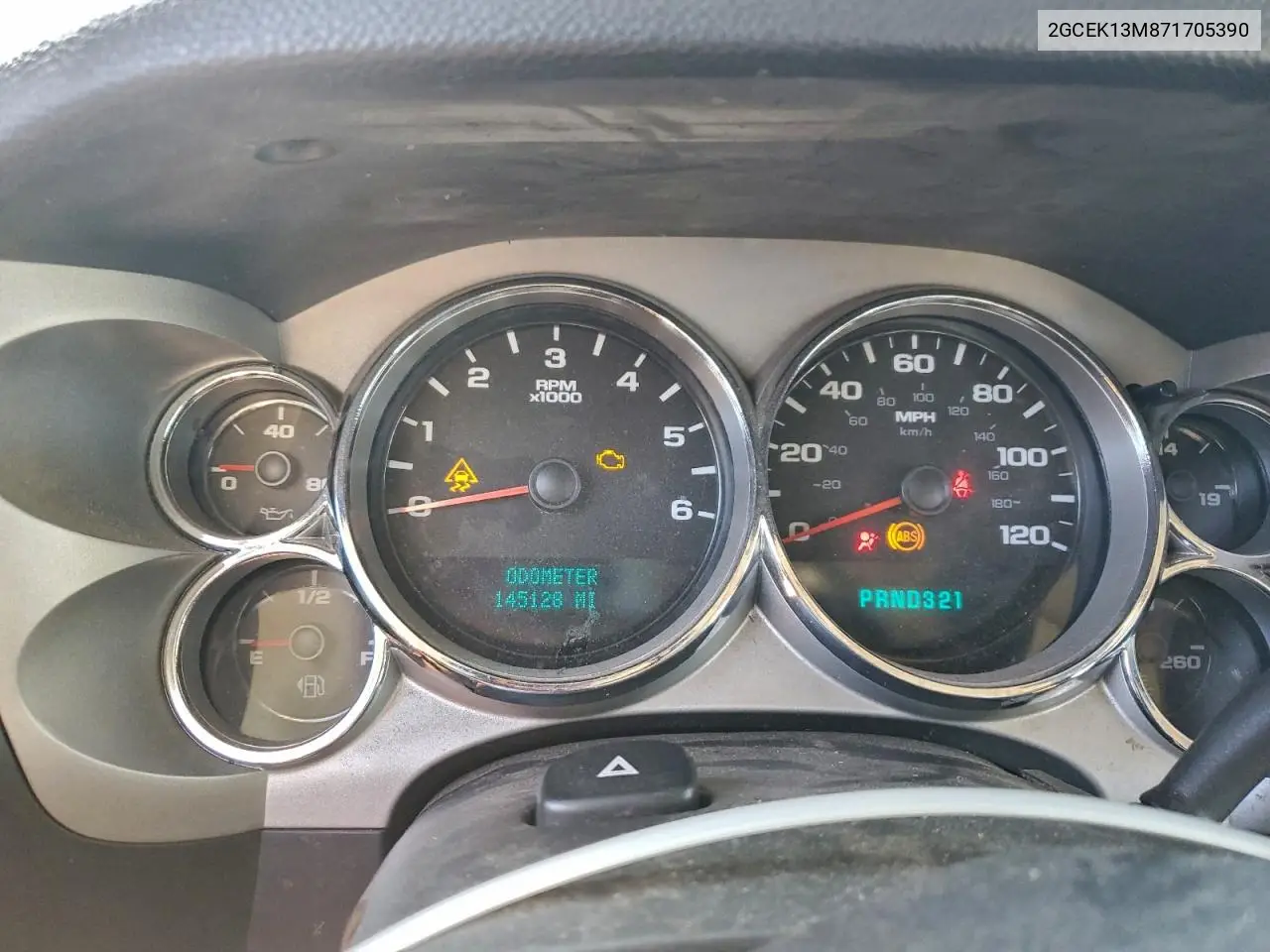 2GCEK13M871705390 2007 Chevrolet Silverado K1500 Crew Cab