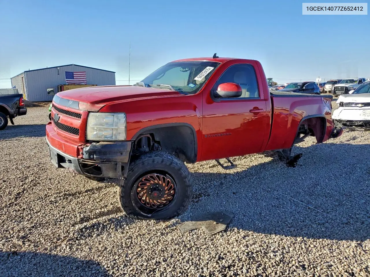1GCEK14077Z652412 2007 Chevrolet Silverado K1500