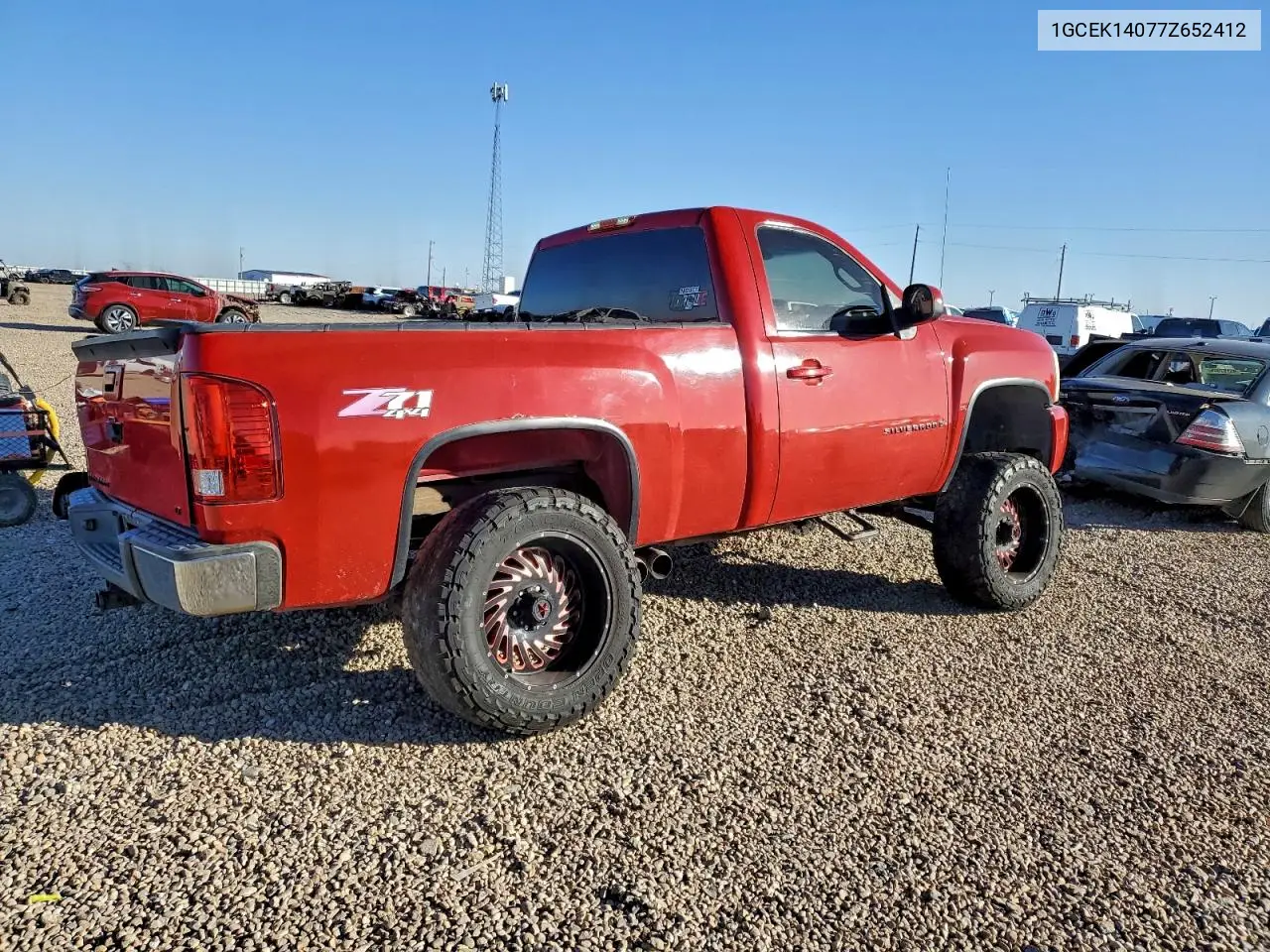 1GCEK14077Z652412 2007 Chevrolet Silverado K1500