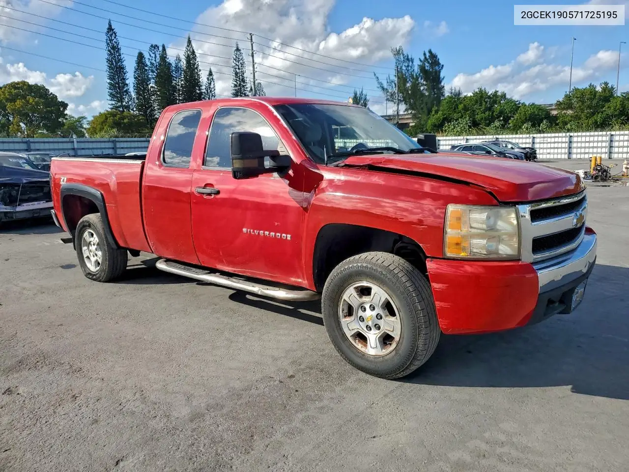 2GCEK190571725195 2007 Chevrolet Silverado K1500