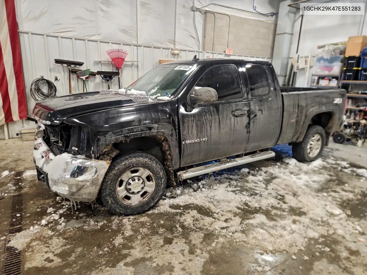1GCHK29K47E551283 2007 Chevrolet Silverado K2500 Heavy Duty